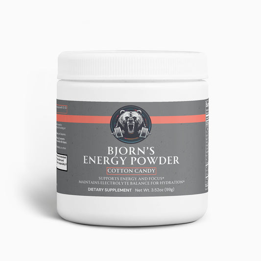 Bjorn's Energy Powder - Cotton Candy