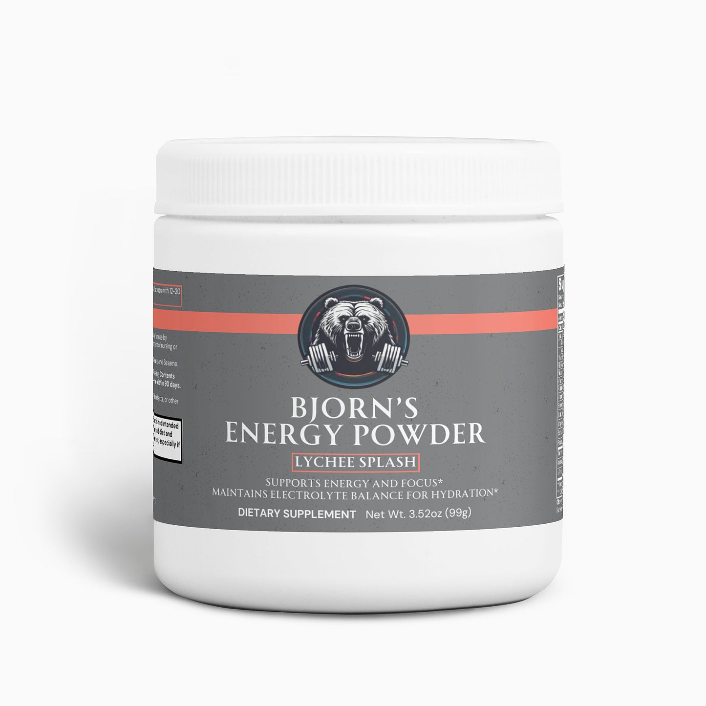 Bjorn's Energy Powder - Lychee Splash