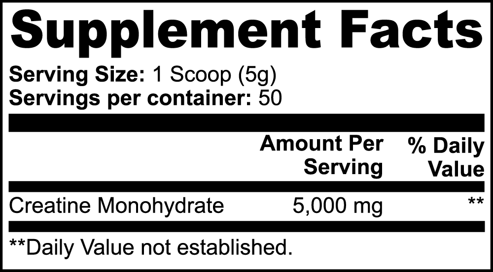 Bjorn's Creatine Monohydrate