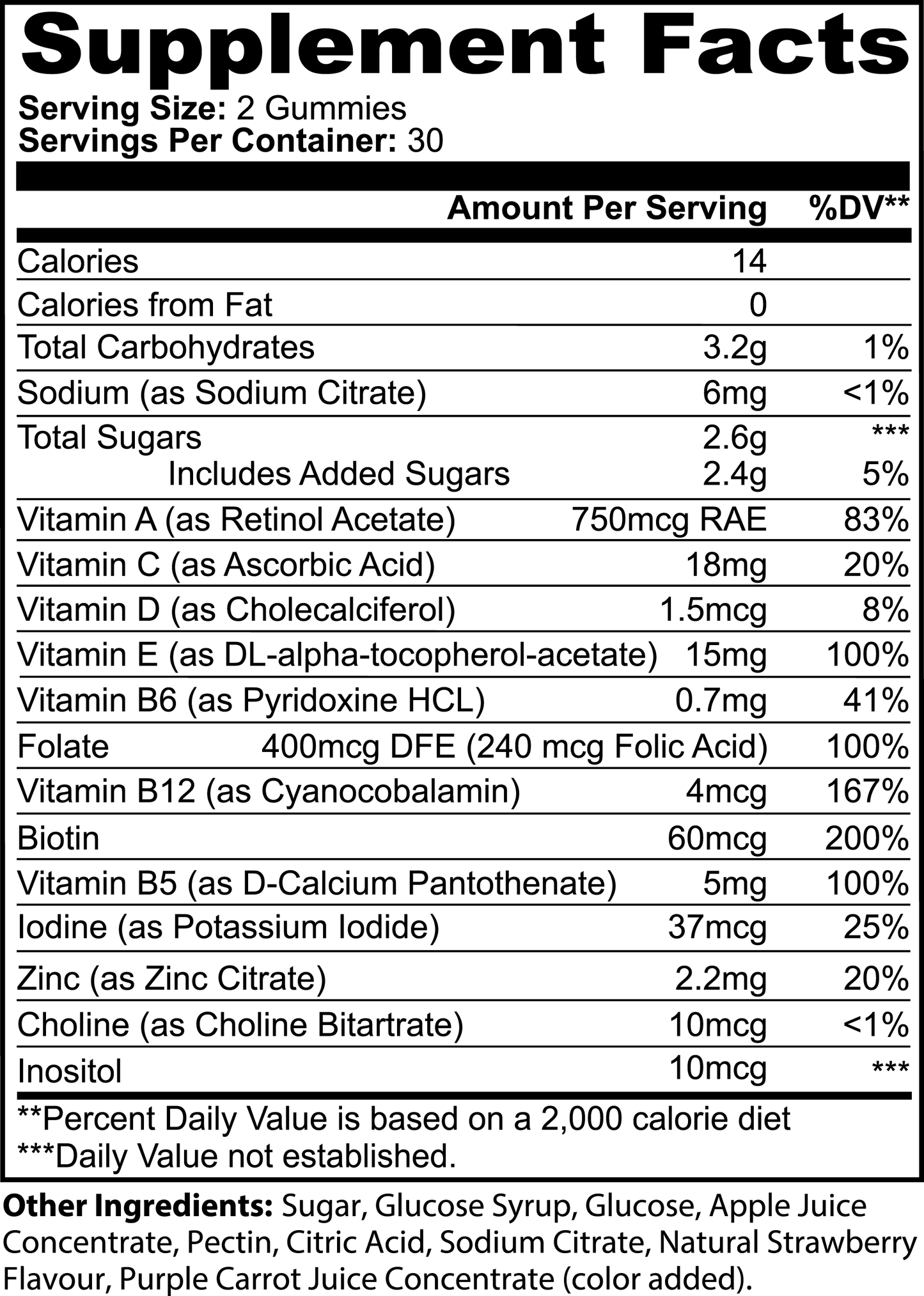 Bjorn's Multivitamin Gummies