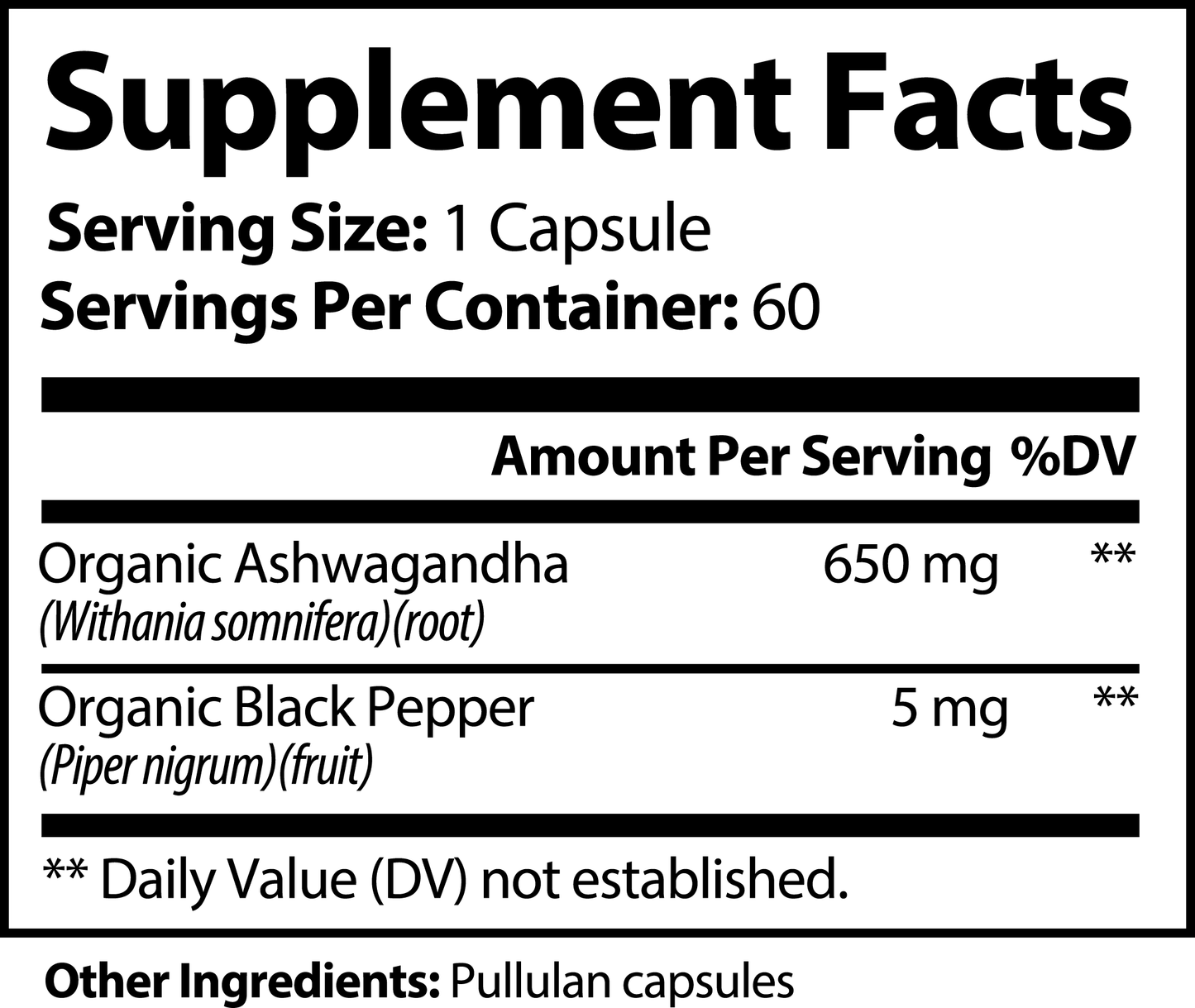 Bjorn's Ashwagandha