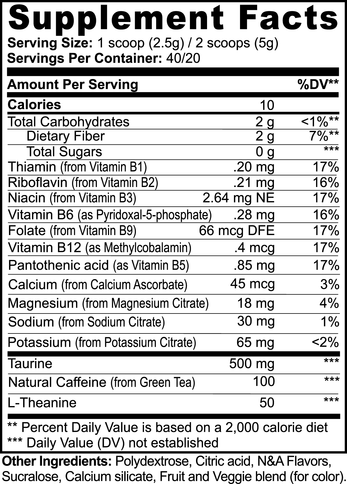 Bjorn's Energy Powder - Melon Creamsicle